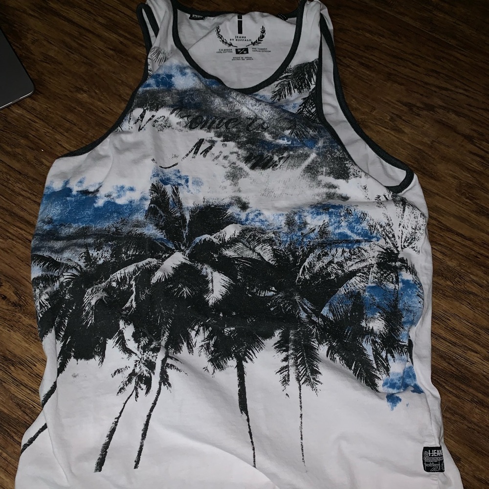 Palm tree tank top
